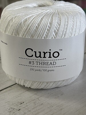 Curio #3 Thread - White 28000