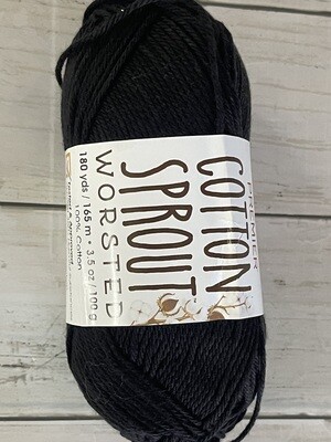 Premier Cotton Sprout Worsted - Black 2101-32