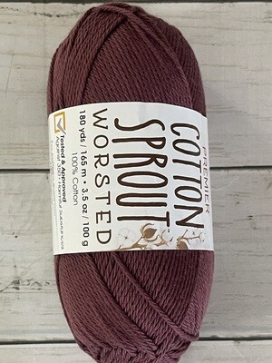 Premier Cotton Sprout Worsted - Cranberry 2101-01