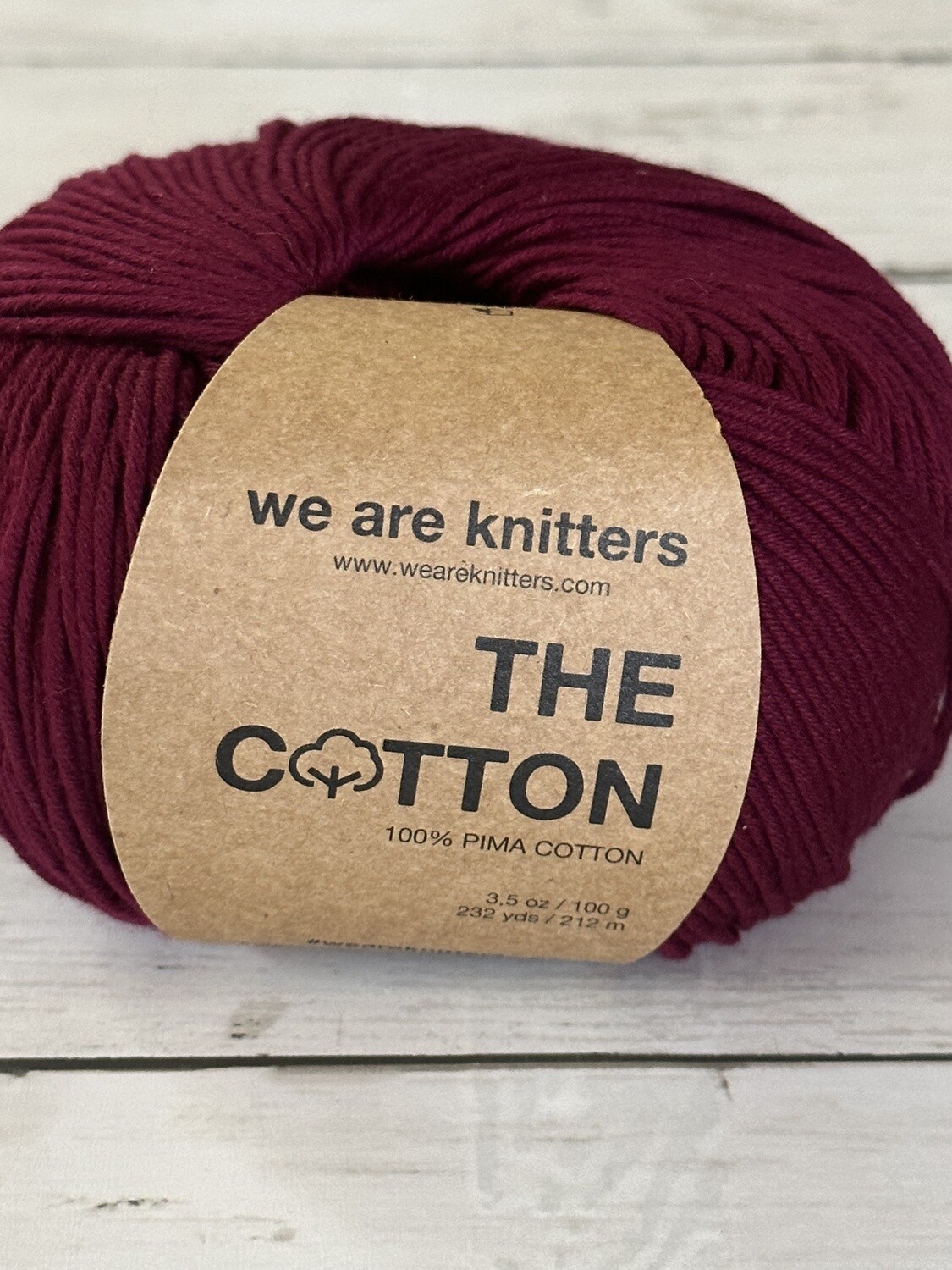 We Are Knitters The Cotton - Wine Vid-0002