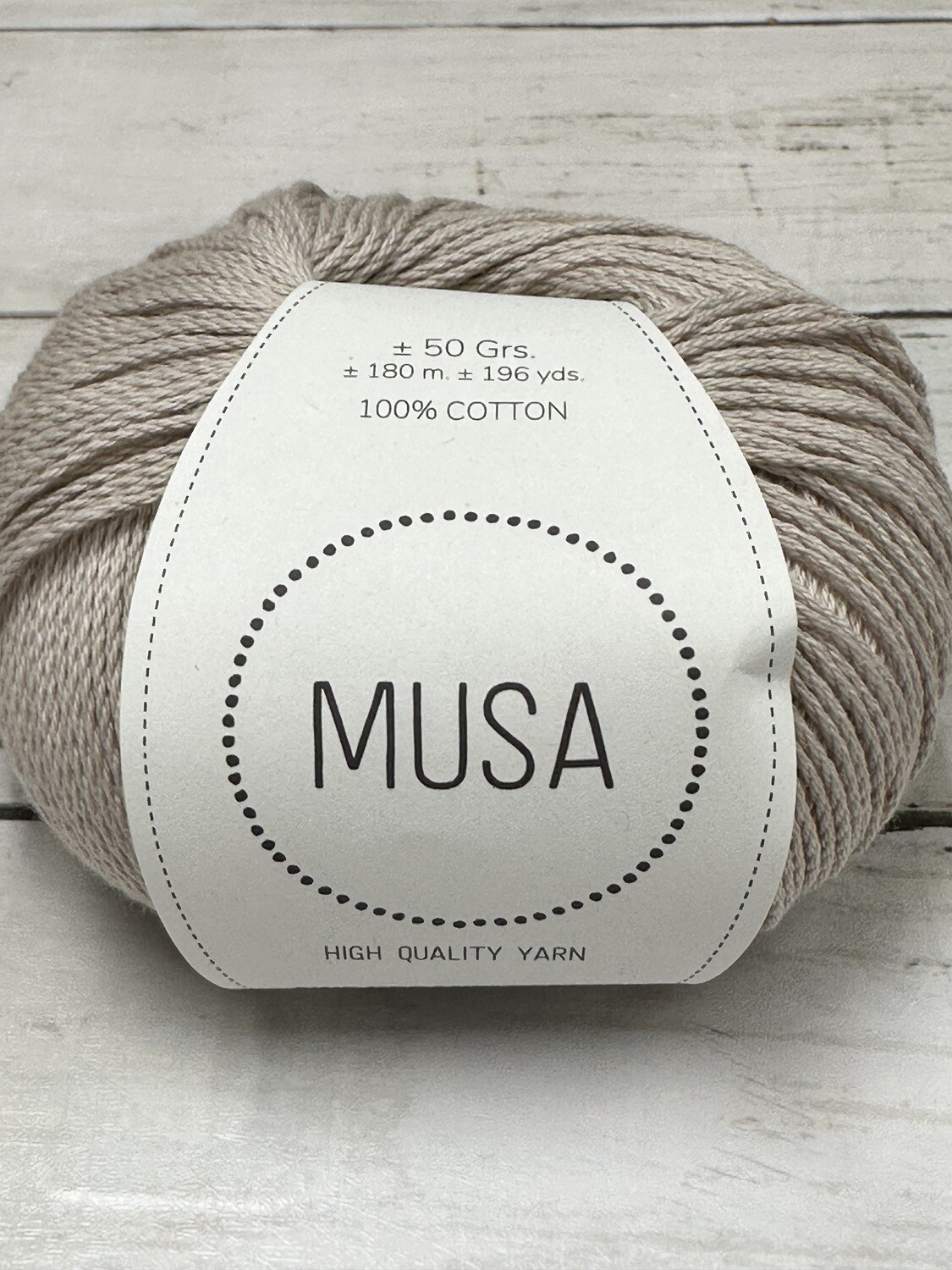 Musa Fine Organic Cotton - Sandshell 60