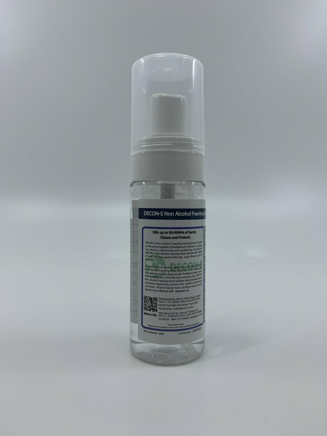 DS Non Alcohol Foaming Hand Sanitizer (50ml) DS Non Alcohol Foaming Hand Sanitizer (50ml)