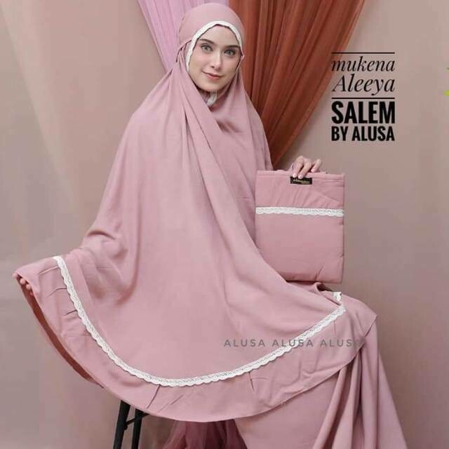 Mukena Dewasa Jumbo Bali Rayon janger Aleeya ori Alusa