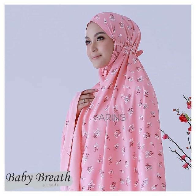 READY STOCK! MUKENA JUMBO BALI DEWASA SHABBY BABY BREATH ANYELIR