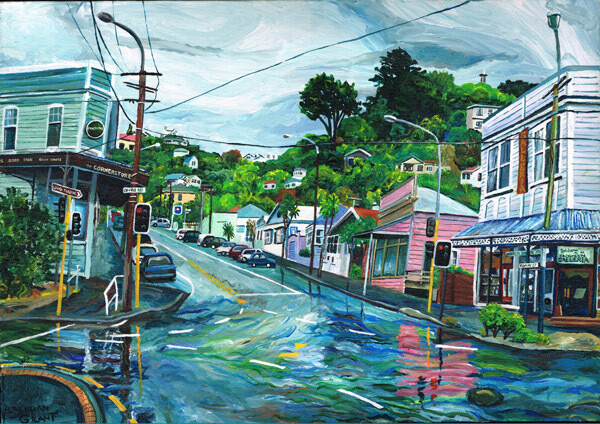 A3 Print of Brooklyn, Wellington