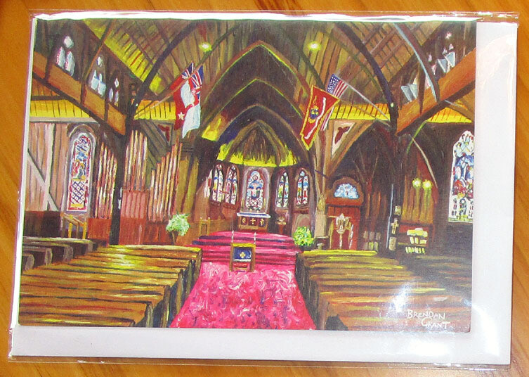 Old Saint Pauls Greeting Card with Envelope