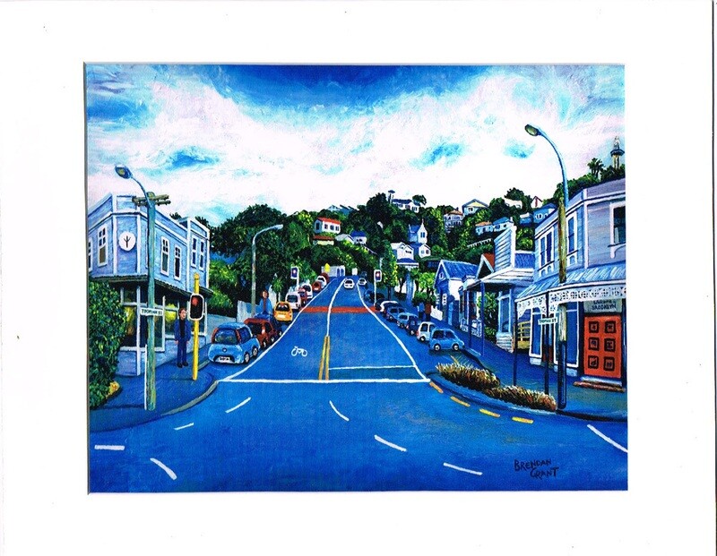 Brooklyn Todman St 2020 Print in 11 by 14 inch mat