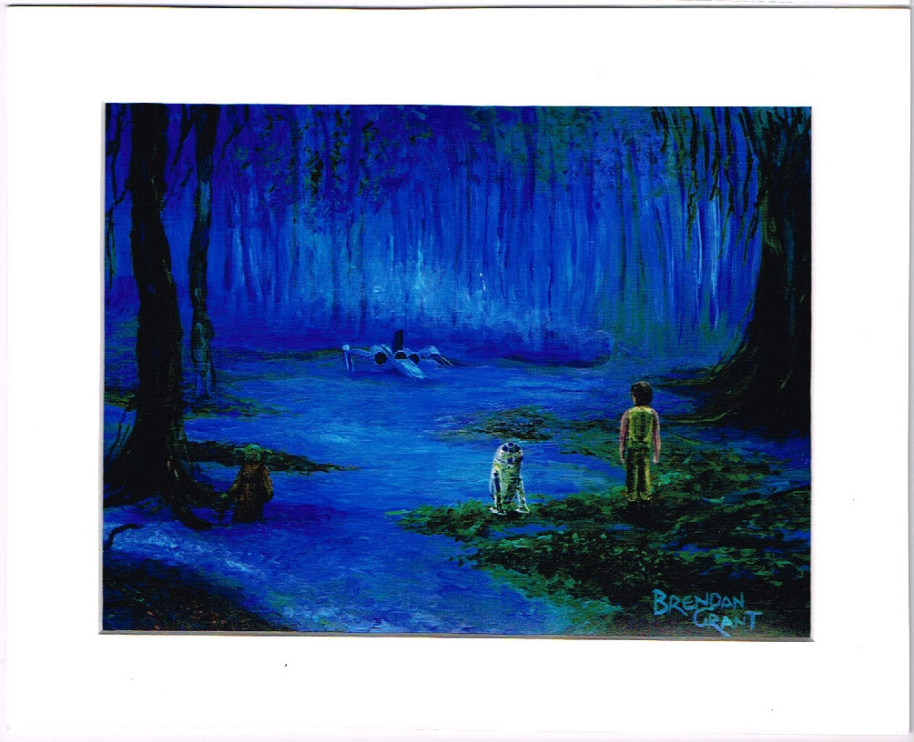 Dagobah System in 8 by 10 inch mat