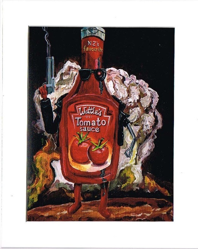 Tomato Sauce Terminator in 8 by 10 inch mat