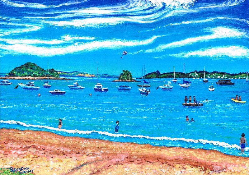 A3 Print of Paihia Beach