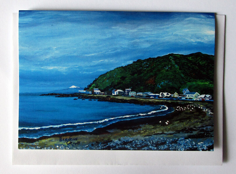 Owhiro Bay Greetings Card