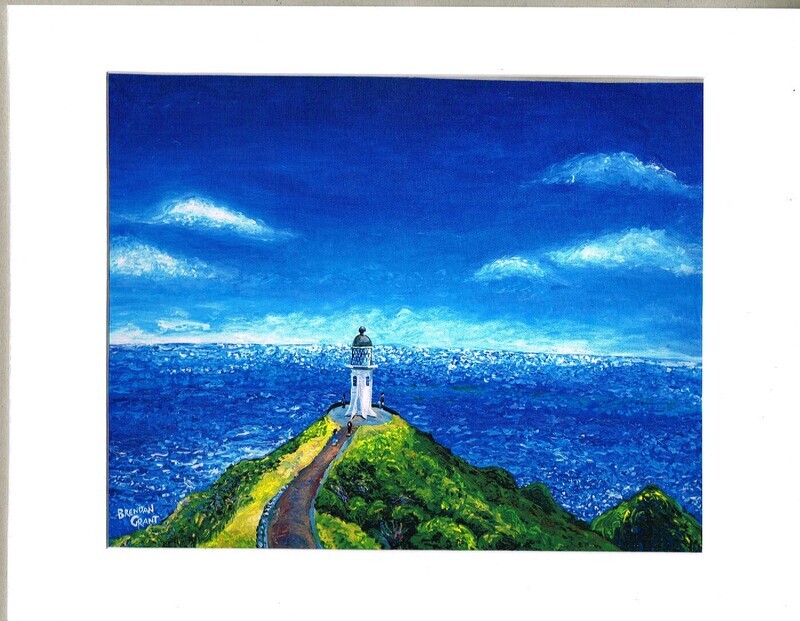 Cape Reinga in 11 by 14 inch mat