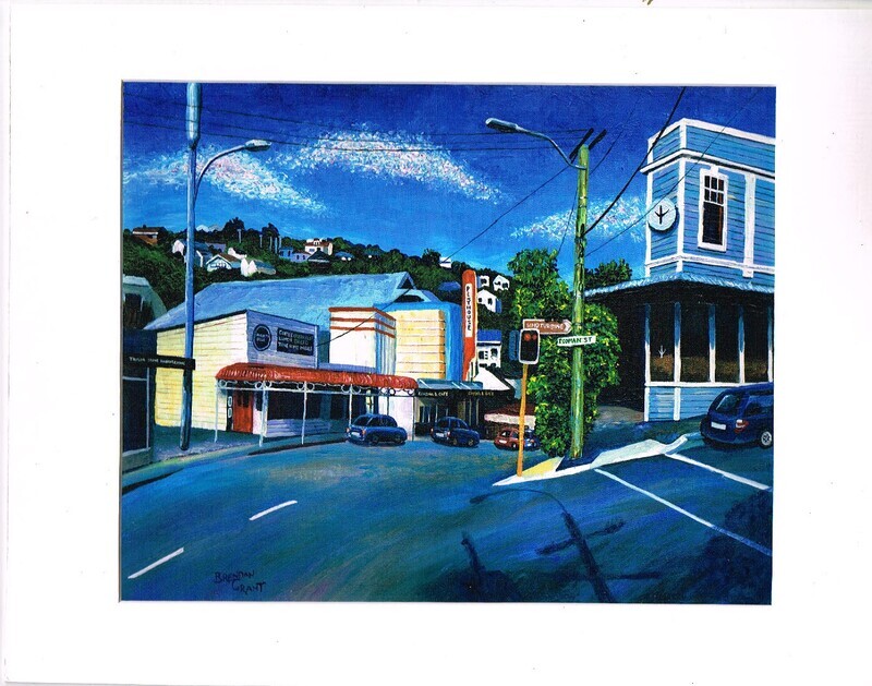 Brooklyn Ohiro Road 2023 Print in 11 by 14 inch mat