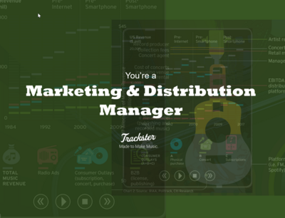 You&#39;re a Marketing &amp; Distribution Manager
