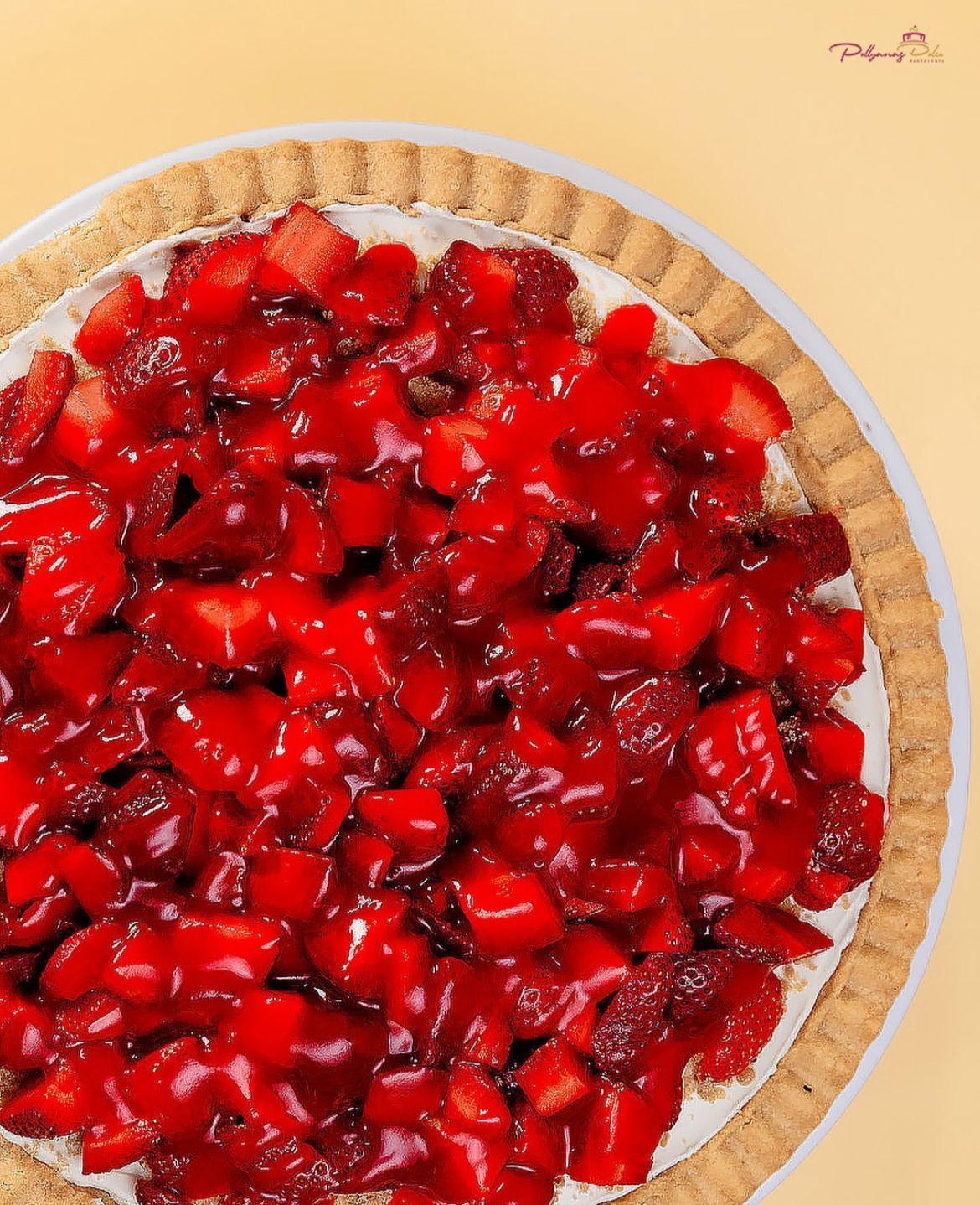 Pay de Queso con Fresa