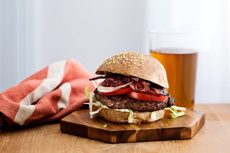 Hamburguesa keto clásica