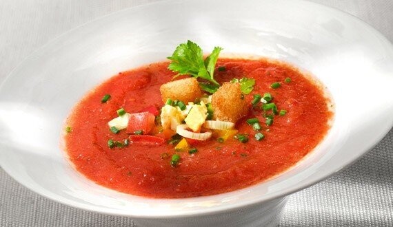 Sopa Frı́a de Tomate Española