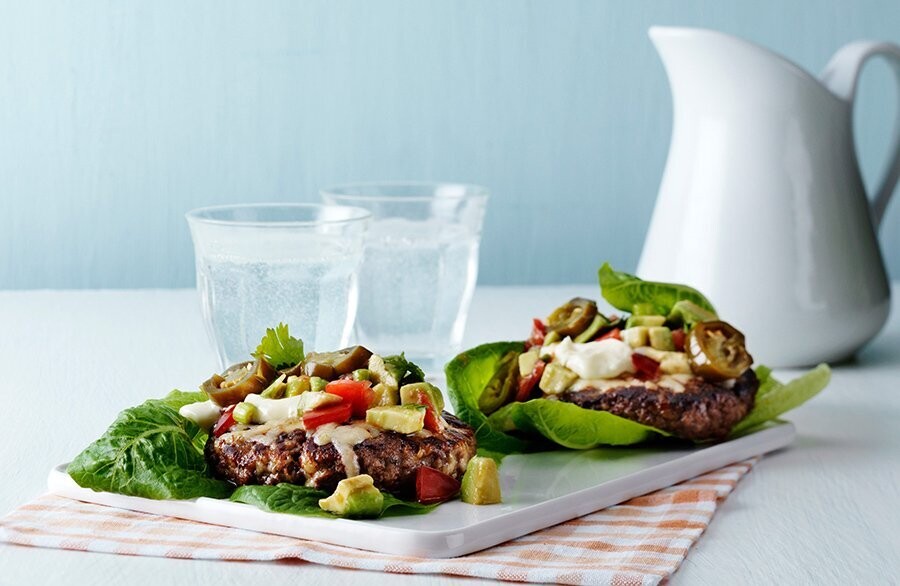 La clásica hamburguesa de queso keto