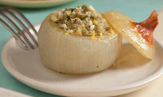 Cebollas rellenas