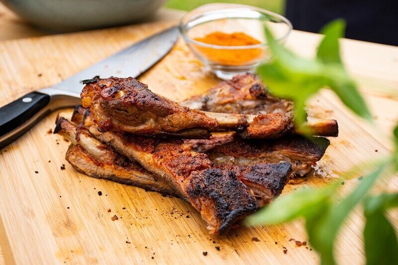 Costillas de cerdo a la parrilla