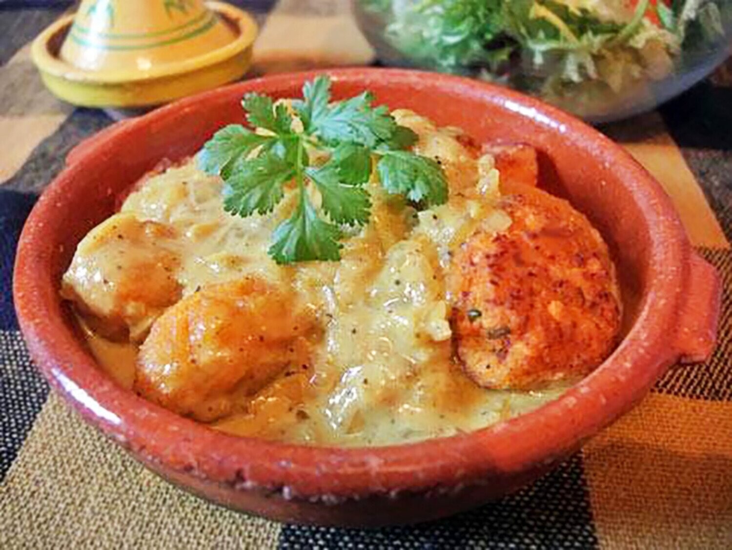 koftas de lentejas con salsa de coco