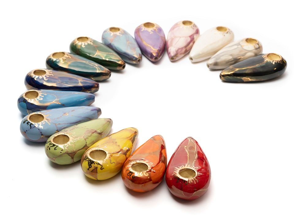 Ancient Creations Oval Hand Pipe