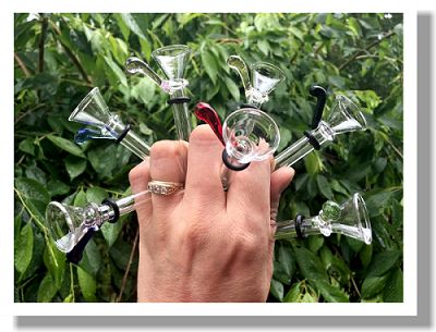 Glass Bowl Slide Set w/4 inch Downtube