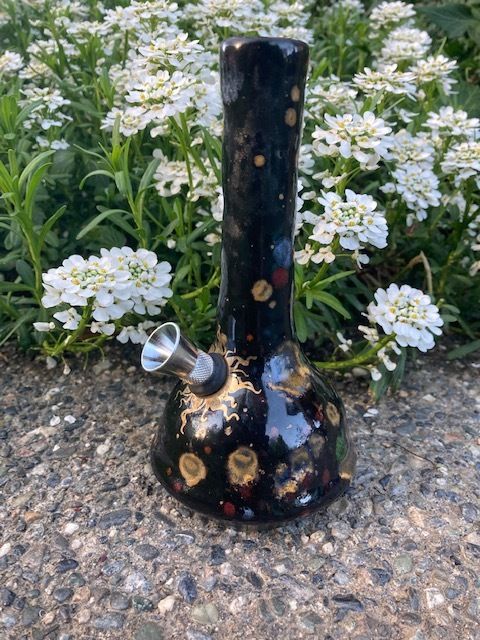 Ancient Creations Crystal Bubbler | Metal Bowl