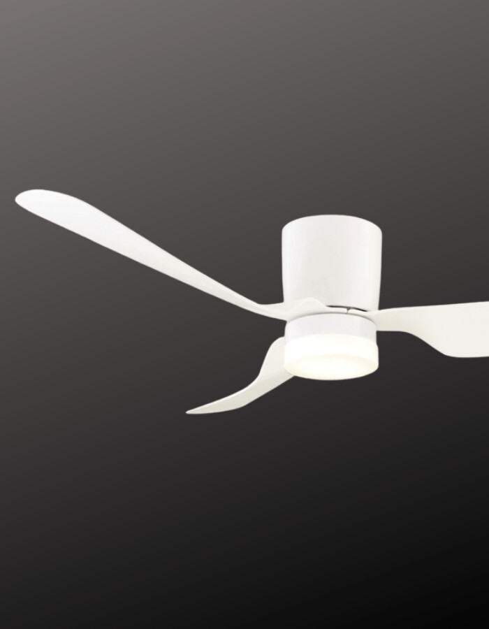 City DC LED 1300 White Ceiling Fan