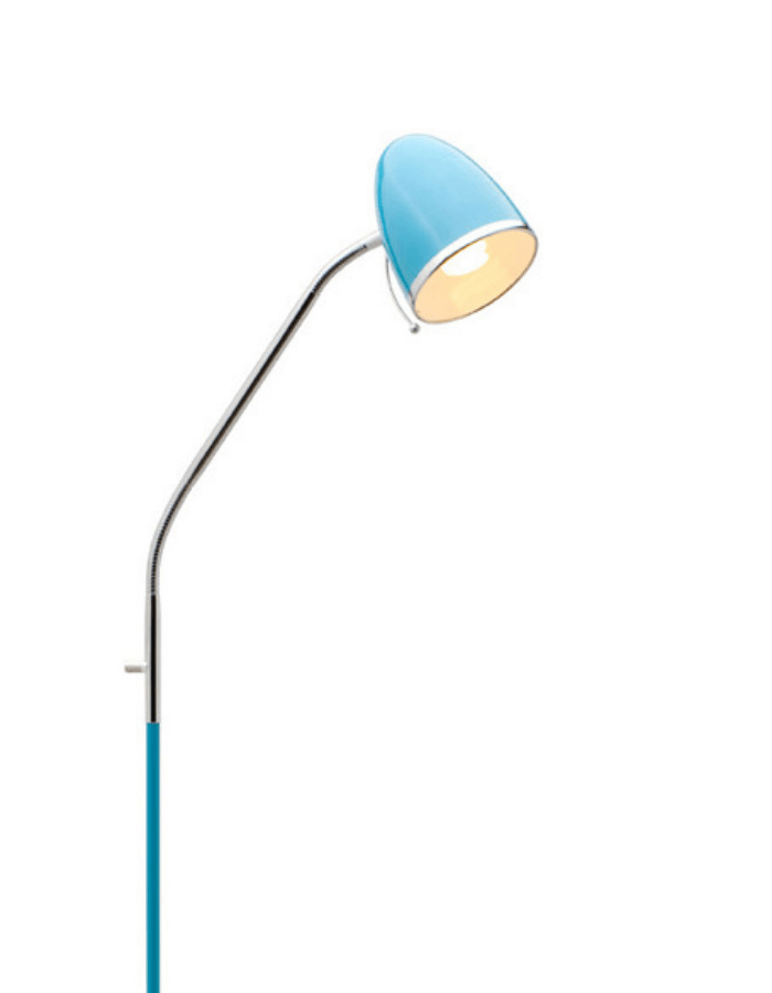 Teal blue floor lamp deals