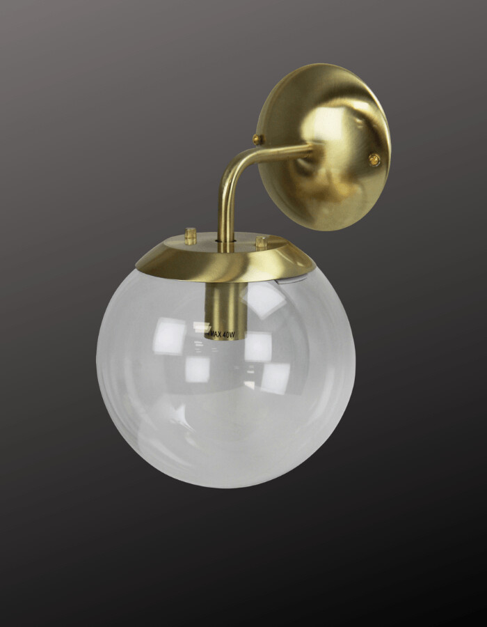 Brass wall light sale fittings