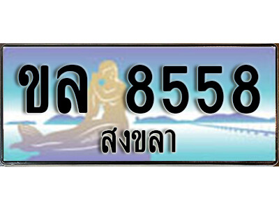 ทะเบียนรถสงขลา ขล 8558 เลขประมูล ทะเบียนสวย