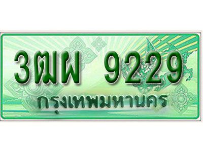 4. ทะเบียนสวยรถกระบะ - 3ฒผ 9229 ป้ายเขียวเลขประมูล