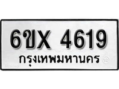 รับจองทะเบียนรถเลข 4619 หมวดใหม่จากกรมขนส่ง จองทะเบียน  4619