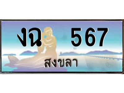 2.ทะเบียนสวย 567 จังหวัดสงขลา งฉ  567 หรูหราเหนือระดับ “งานหนัด”