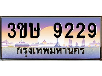 2.ทะเบียนรถ  3ขษ 9229  เลขประมูล ทะเบียนสวย  9229  จากกรมขนส่ง