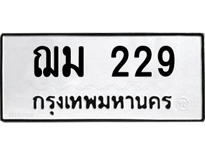 3.ป้ายทะเบียนรถ  229 ทะเบียนมงคล  ฌม 229 จากกรมขนส่ง