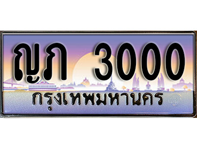 9.1.ทะเบียนรถ 3000 เลขประมูล ทะเบียนสวย - ญภ 3000