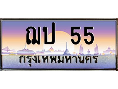 3.ป้ายทะเบียนรถ  55  เลขประมูล ทะเบียนสวย  ฌป 55  จากกรมขนส่ง