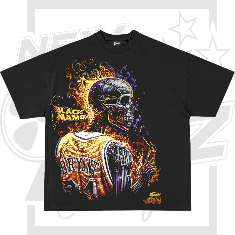 Mamba Flaming Skull Kids