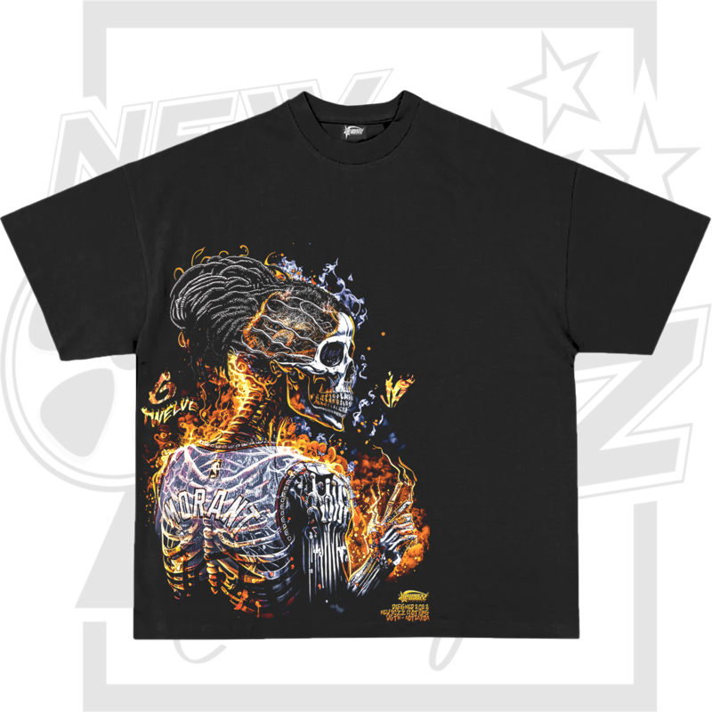 Ja Flaming Skull (4xl-5xl)