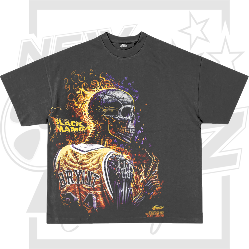 Mamba Flaming Skull