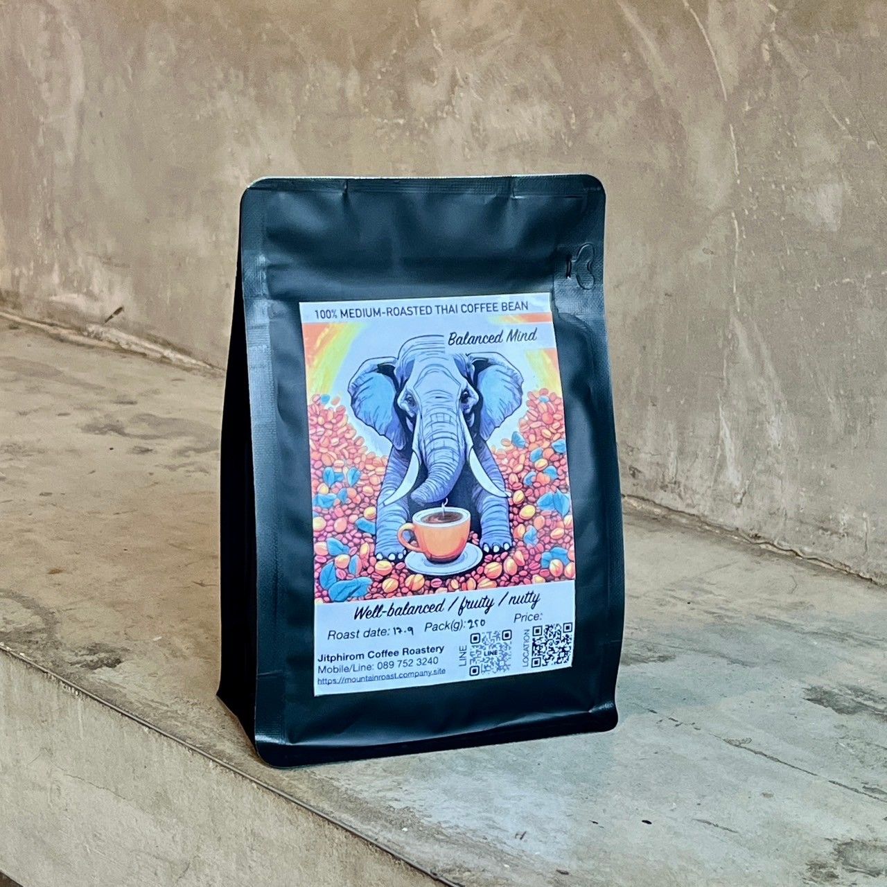 Medium-Roasted Coffee กาแฟดอยช้างคั่วกลาง