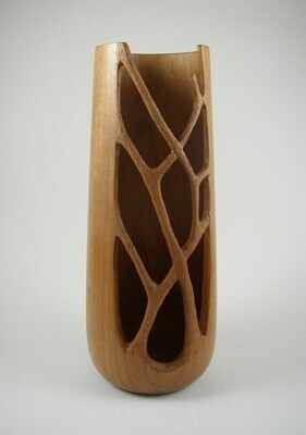 Carved Cherry Vase