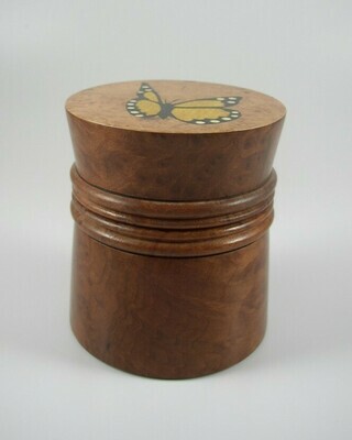Lidded Box with Marquetry Lid