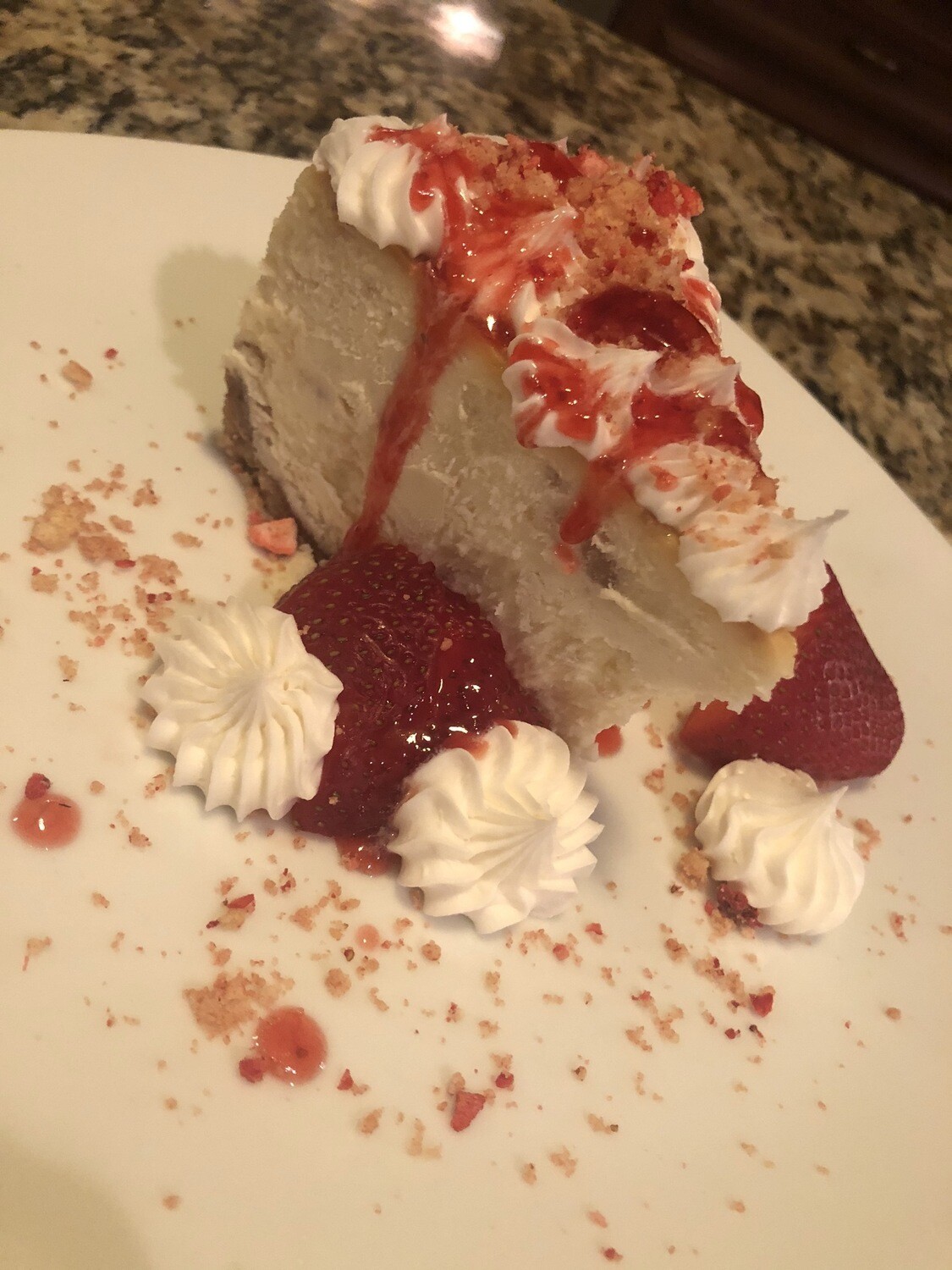 Strawberry Crunch Cheesecake - Whole