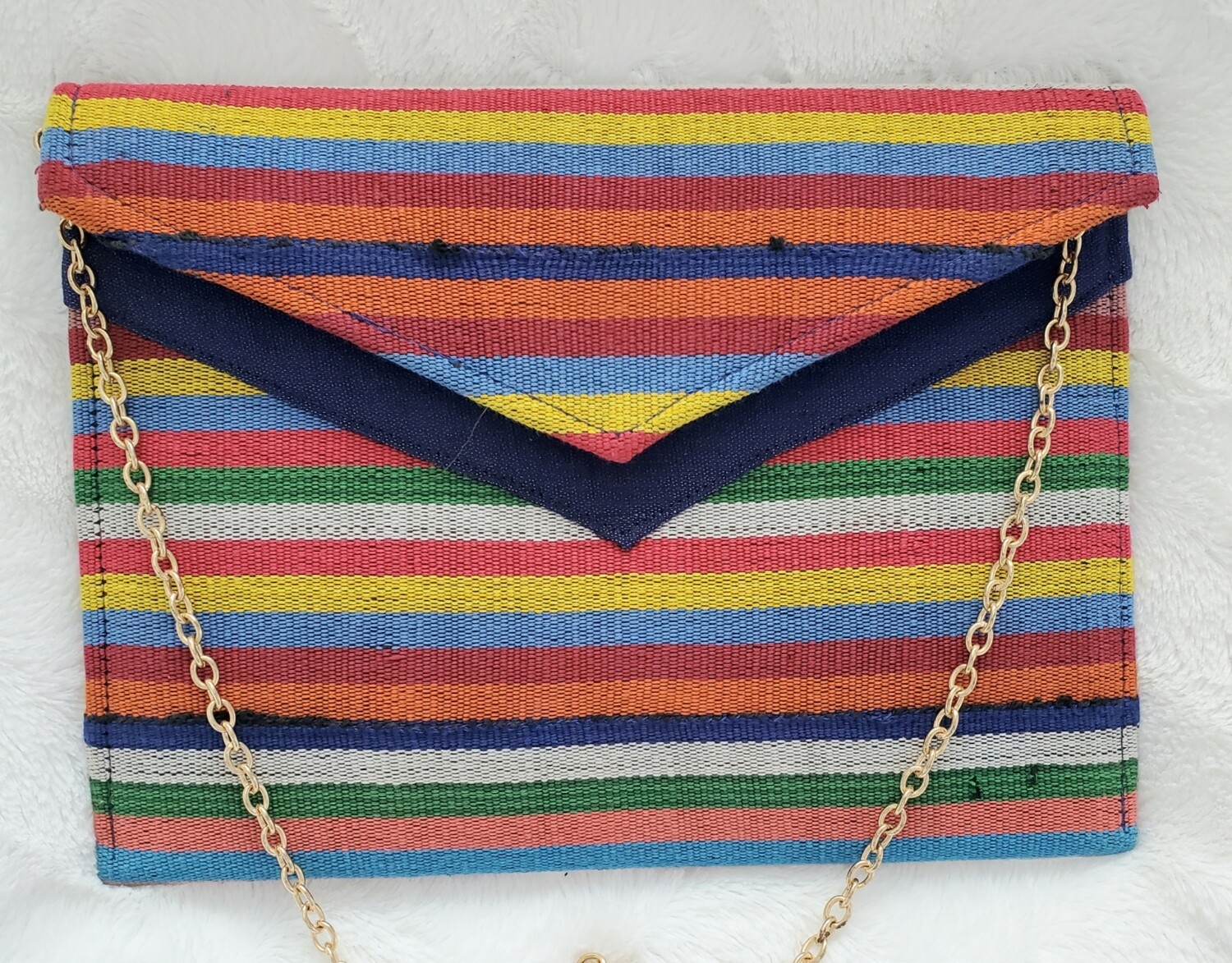Rainbow Striped Bag