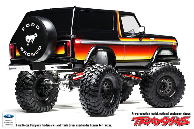 TRX-4 W/BRONCO BODY RED