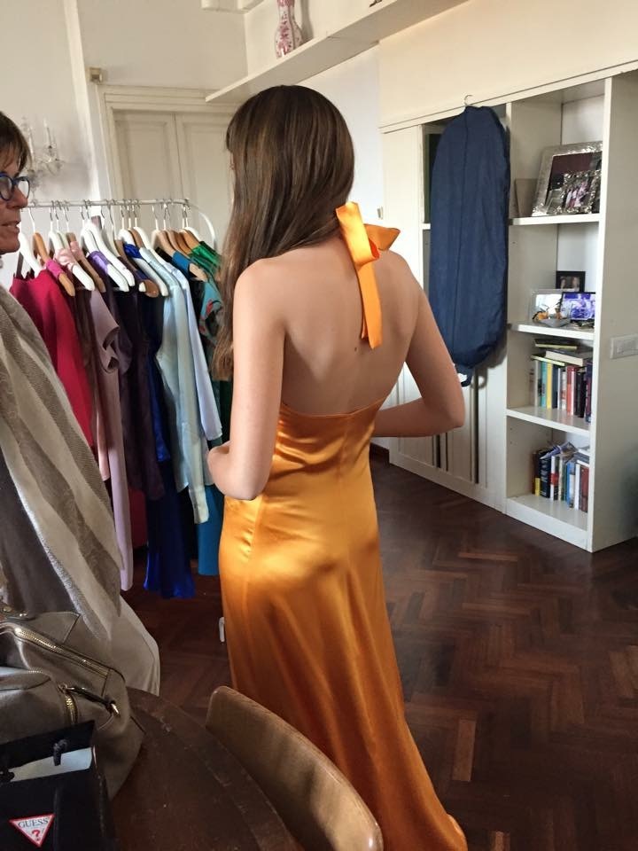 Vestito in seta Americana