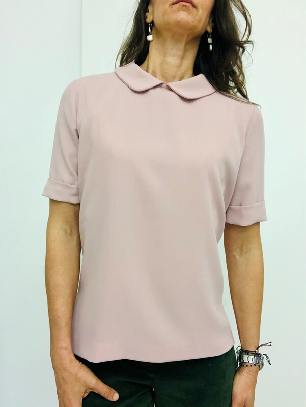 Camicia in crêpes Gretolina